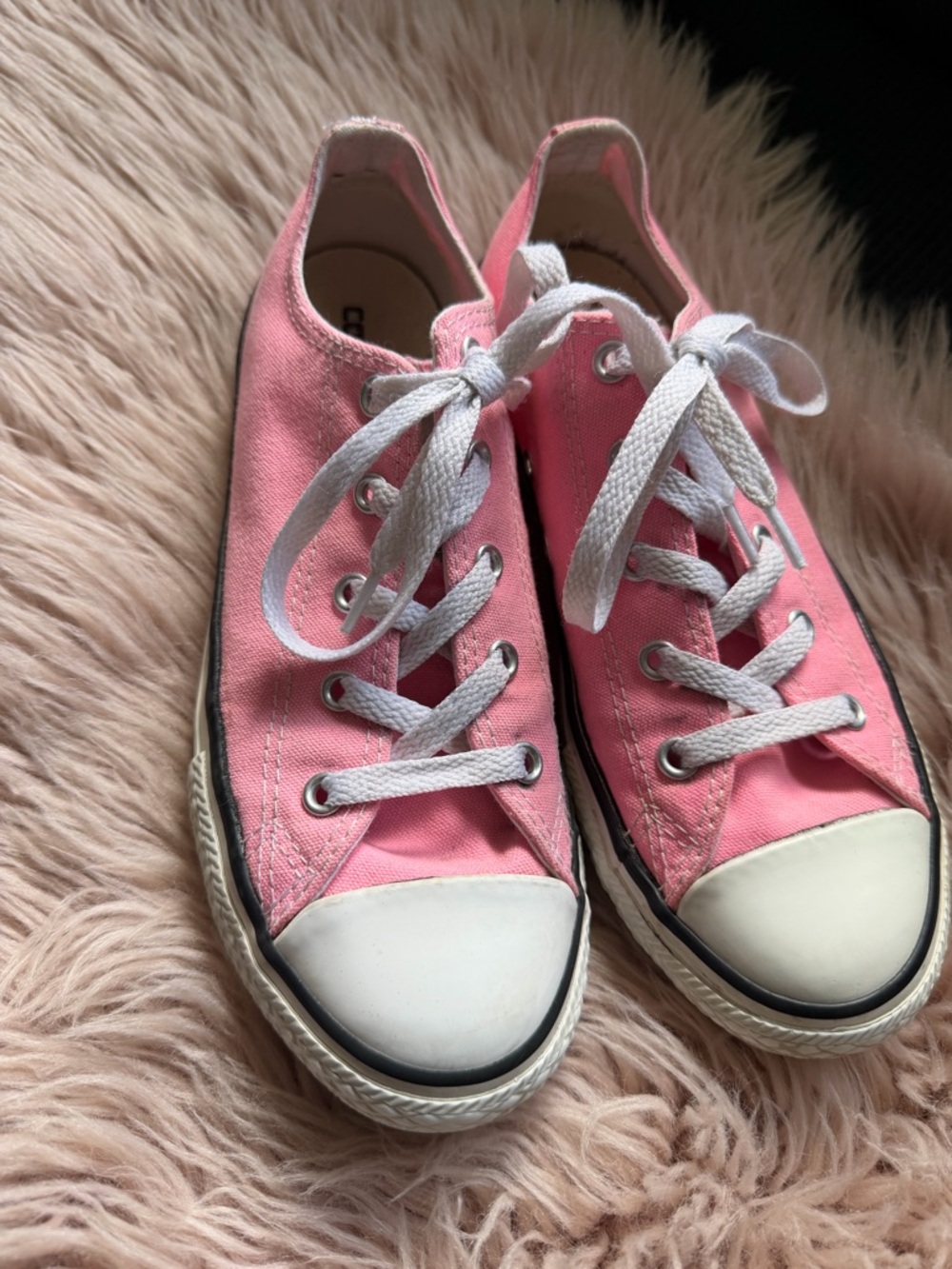 Kids Pink Converse Size 3
